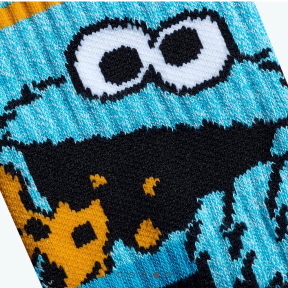 🍪BOMBAS BUNDLE COOKIE MONSTER CALF SOCKS 2 PAIRS